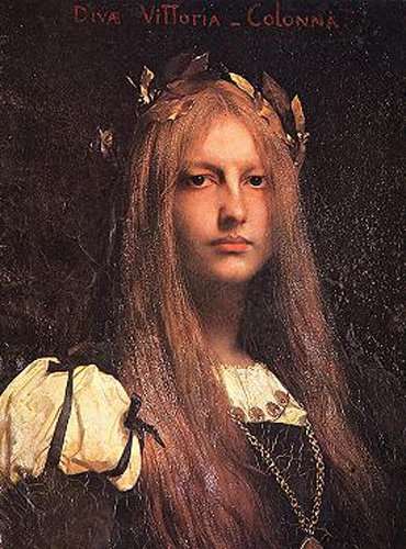 Diva Vittoria Colonna by Jules Joseph Lefebvre