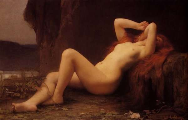 Mary Magdalene In The Cave by Jules Joseph Lefebvre